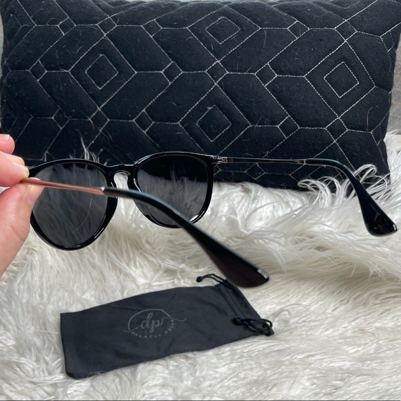Polarized Black + Silver Sunglasses main image 8